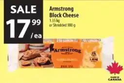 Co-op Armstrong block cheese offer