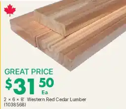Kent Western Red Cedar Lumber offer
