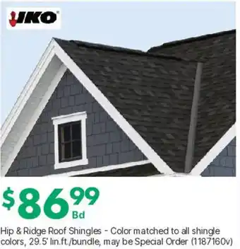 Kent Iko Hip & Ridge Roof Shingles offer
