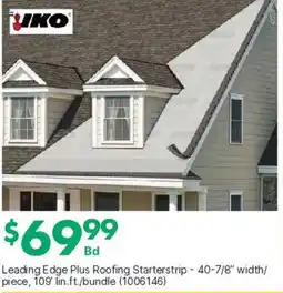 Kent Iko Leading Edge Plus Roofing Starterstrip offer