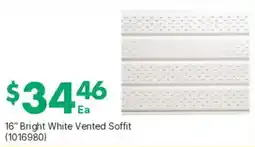 Kent Bright White Vented Soffit offer