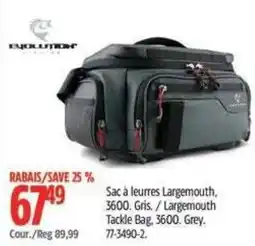 Canadian Tire Evolution Largemouth Tackle Bag offer