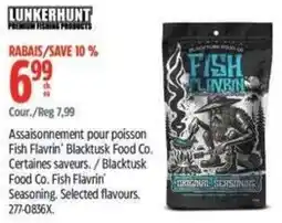 Canadian Tire Lunkerhunt fish flavrin seasoning selected flavours offer