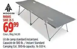 Canadian Tire Woods camping cot offer