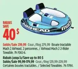 Canadian Tire Airhead mach 2 2-rider offer