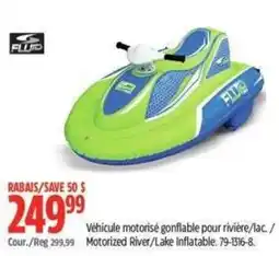 Canadian Tire Fluid motorized inflatable river/lake offer