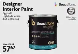 Home Hardware BeautiTone designer interior paint offer
