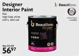 Home Hardware Beautitone designer interior paint offer