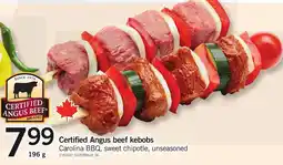 Loblaws Certified Angus beef kebobs offer