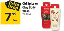 Co-op Old Spice or Olay Body Wash offer