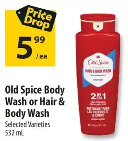 Co-op Old Spice Body Wash or Hair & Body Wash offer