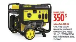 Canadian Tire Champion dual-fuel generator offer
