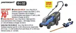 Canadian Tire Mastercraft 2 x 20 V Brushless Lawn Mower 14" offer