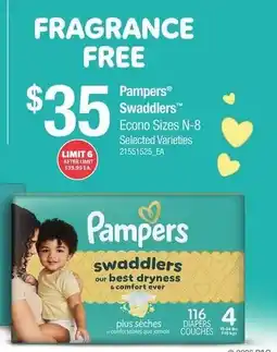 Loblaws Pampers swaddlers offer