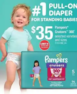 Loblaws Pampers cruisers 360° offer