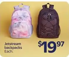 Walmart Jetstream backpacks offer