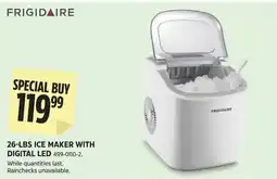 Canadian Tire Frigidaire 26-lbs ice maker with digital led offer
