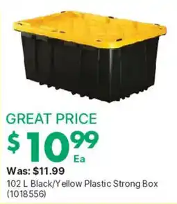 Kent 102 L Black/Yellow Plastic Strong Box offer