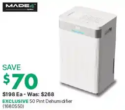 Kent Made4 Supply 50 Pint Dehumidifier offer