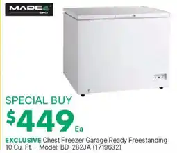 Kent Made4 Supply Chest Freezer Garage Ready Freestanding offer