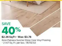 Kent Palmera sunrise stone core vinyl flooring offer