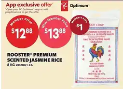 Loblaws Rooster premium scented jasmine rice offer