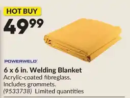 Princess Auto Powerweld 6 x 6 in. Welding Blanket offer