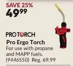 Princess Auto Protorch pro ergo torch offer
