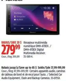 Canadian Tire Pioneer récepteur multimédia numérique DMH-470EX offer