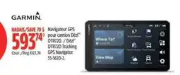 Canadian Tire Garmin Dezl OTR720 Trucking GPS Navigator offer