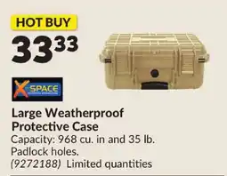 Princess Auto Xspace large weatherproof protective case offer