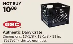 Princess Auto Gsc authentic dairy crate offer