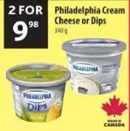 Co-op Philadelphia cream cheese or dips offer