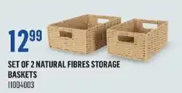 Canac Natural Fibres Storage Baskets offer