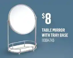 Canac Table mirror with tray base offer