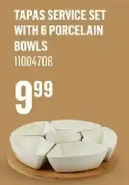 Canac Tapas service set with 6 porcelain bowls offer