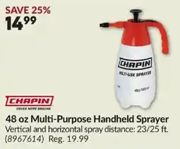 Princess Auto Chapin 48 oz Multi-Purpose Handheld Sprayer offer