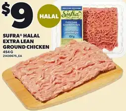 Loblaws Sufra halal extra lean ground chicken offer