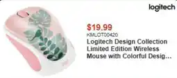 Canada Computers Logitech Design Collection Limited Edition Wireless Mouse with Colorful Design offer