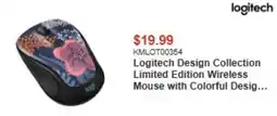 Canada Computers Logitech Design Collection Limited Edition Wireless Mouse with Colorful Design offer