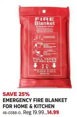 Canadian Tire Emergency fire blanket for home & kitchen offer