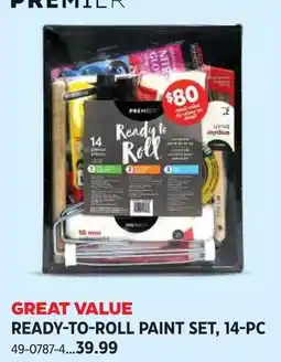 Canadian Tire Premier ready-to-roll paint set offer