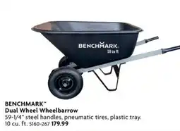 Home Hardware Benchmark dual wheel wheelbarrow offer
