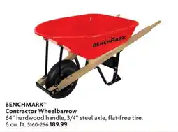 Home Hardware Benchmark contractor wheelbarrow offer