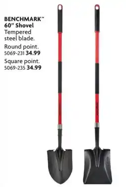Home Hardware Benchmark 60" shovel offer