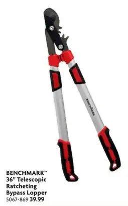 Home Hardware Benchmark 36" Telescopic Ratcheting Bypass Lopper offer