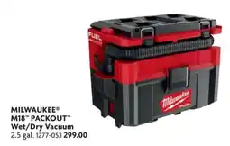 Home Hardware Milwaukee M18 Packout Wet/Dry Vacuum offer