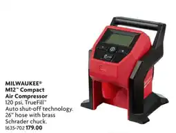 Home Hardware Milwaukee M12 Compact Air Compressor offer