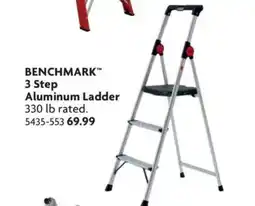 Home Hardware Benchmark 3 step aluminum ladder offer