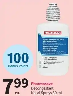 Pharmasave Pharmasave Decongestant Nasal Sprays offer